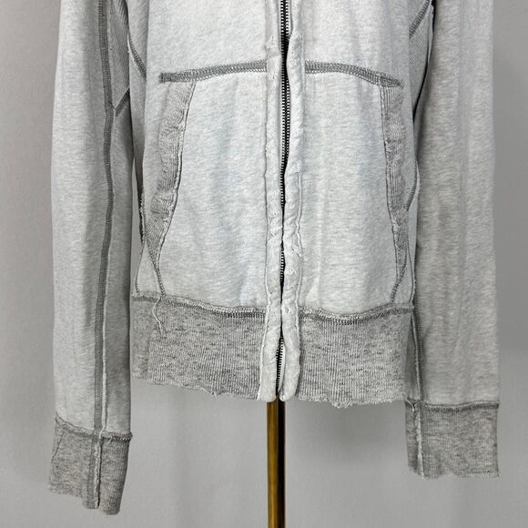 Y2K Abercrombie & Fitch S Hoodie Spellout Native Indian Head Distressed Unisex - Picture 14 of 15